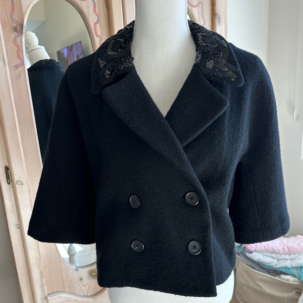 Vintage DKNY Cropped Wool Jacket